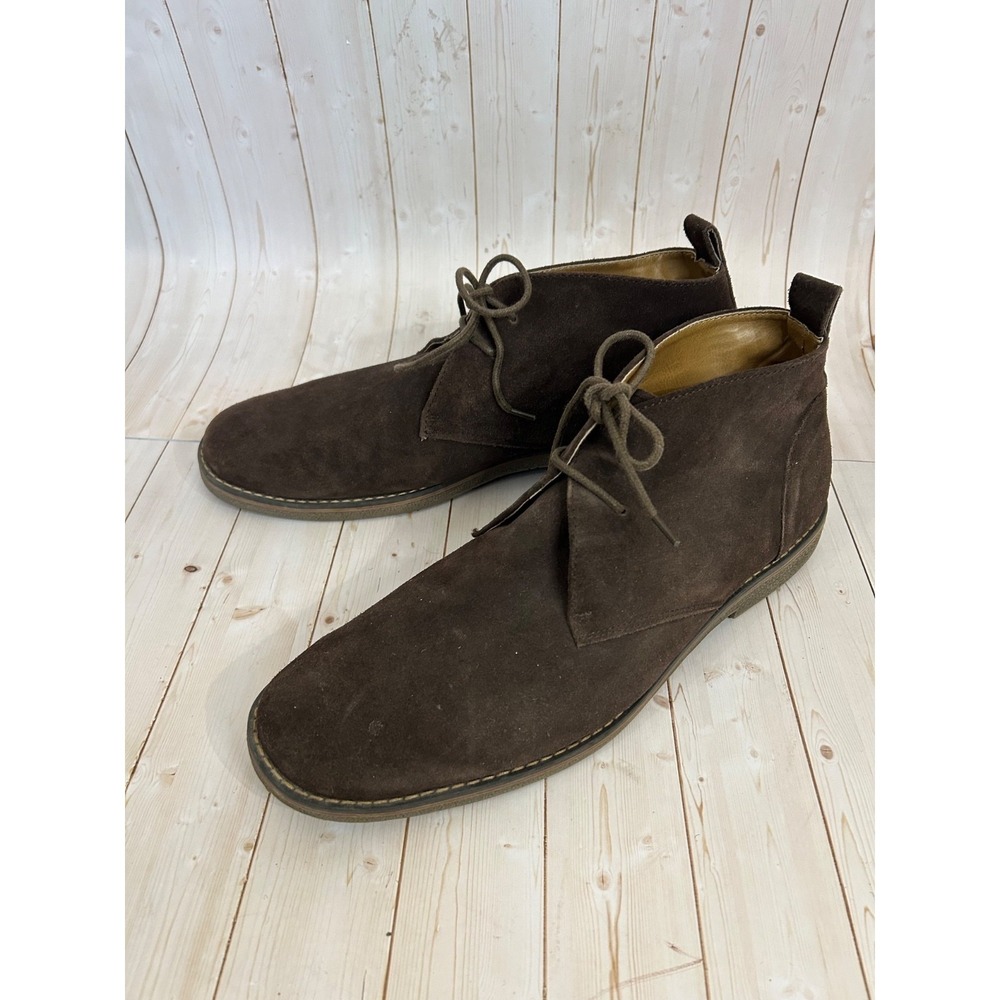 G.H. Bass Radley Chukka Desert Ankle Boot Suede Chocolate Brown‎ Men's 13